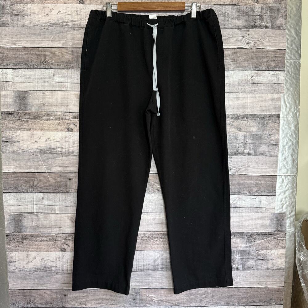 Figs Mens Technical Scrub Bottom Pants Pisco Black Straight L/S